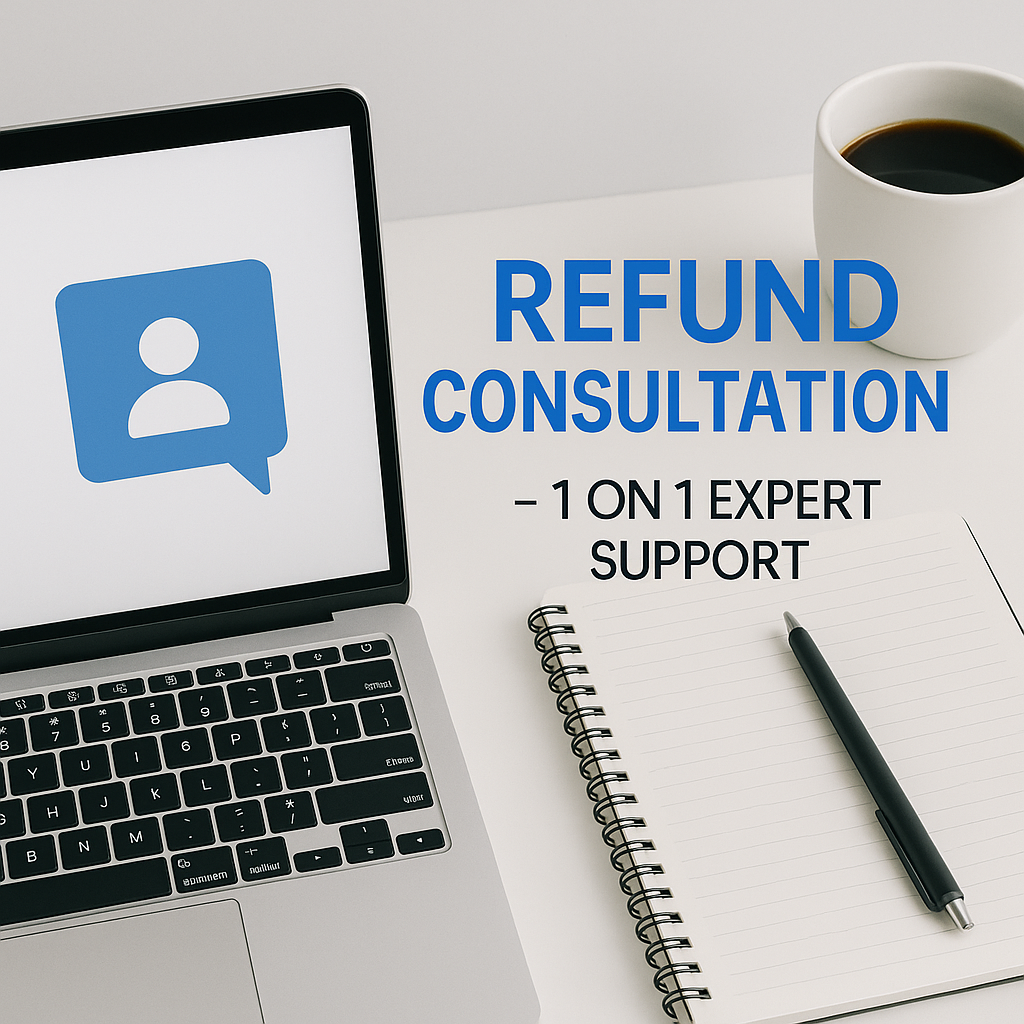 Refund Consultation - 1 on 1 Expert Support
